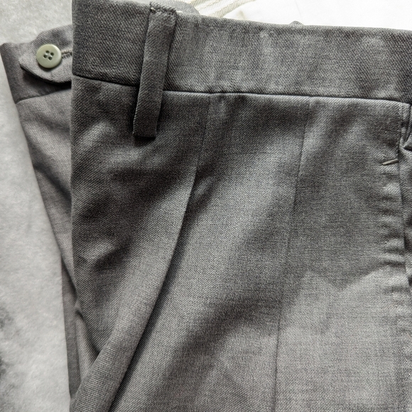 Kiton Wool Gray Dress Pants - Picture 3 of 3